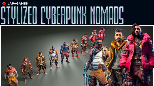Stylized Cyberpunk Nomads👨‍🔧