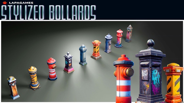 Stylized Bollards🛣️