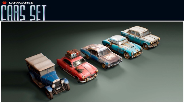 Stylized Cars Set 🚗