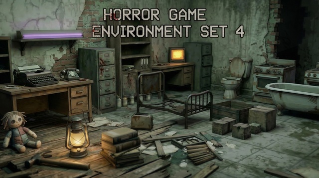Horror Game Environment Set 4🏥