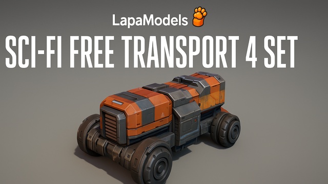 Sci-Fi Free Transport 4 Set🚗