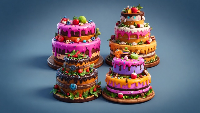 FREE Stylized Cakes Pack🎂