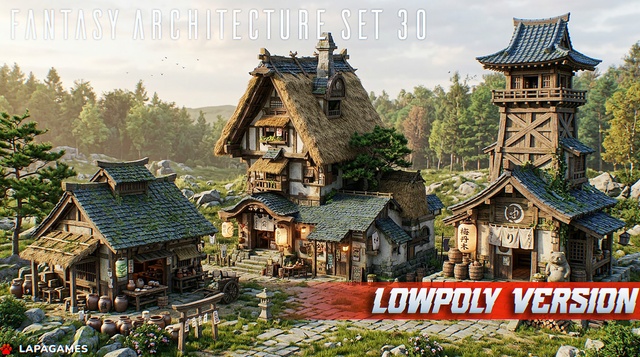 Fantasy Architecture Set 30