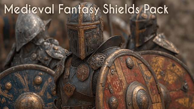 Medieval Fantasy Shields Pack