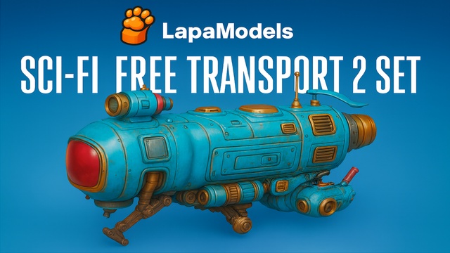 Sci-Fi Free Transport 2 Set🚗