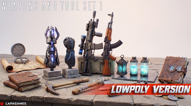 Weapons and Tools Set 1