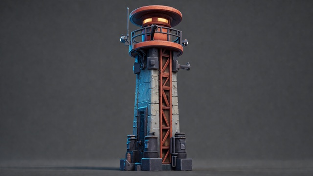 FREE Sci-Fi Signal Tower📡