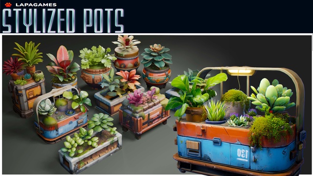 Stylized Pots🪴