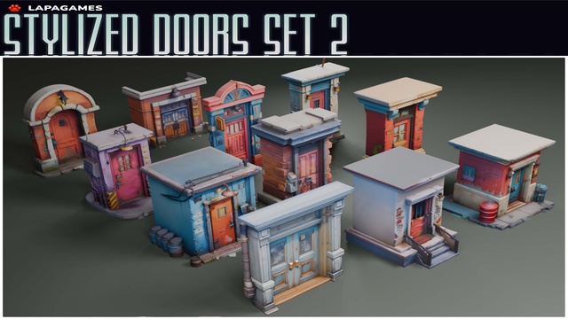 Stylized Doors Set 2🚪