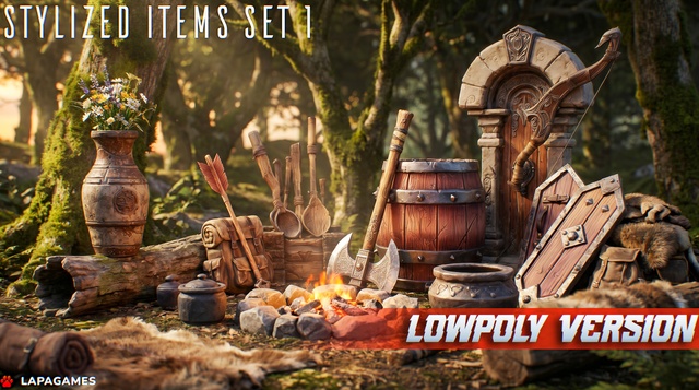Stylized Items Set 1
