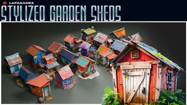 Stylized Garden Sheds🏡