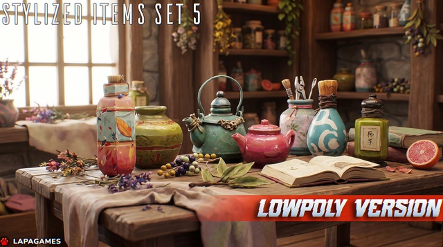 Stylized Items Set 5