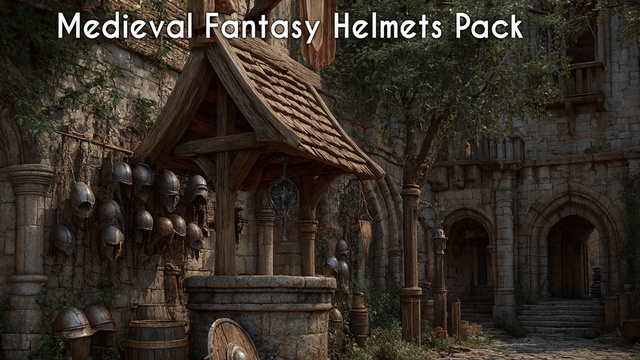 Medieval Fantasy Helmets Pack