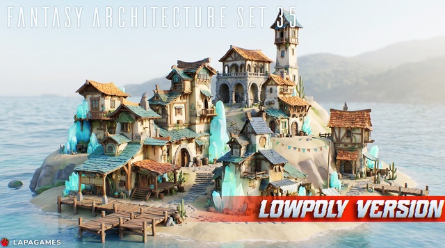 Fantasy Architecture Set