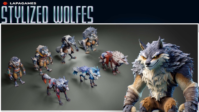Stylized Wolves🐺
