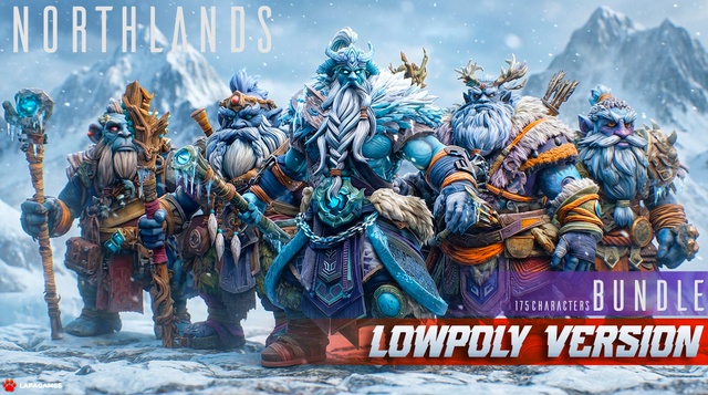Northlands Character Bundle ❄️ (175 Characters)