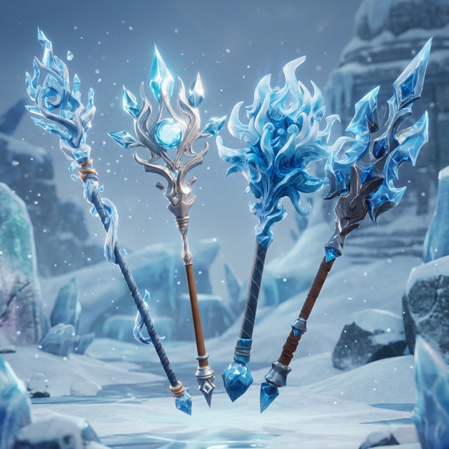 free Fantasy Staffs