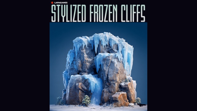 Stylized Frozen Cliffs