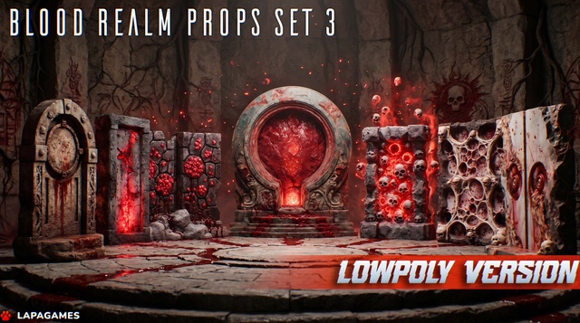 Blood Realm Props Set 3