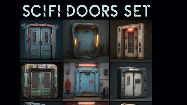 Sci-Fi Doors Set