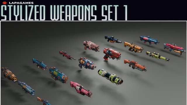 Stylized Weapons Set 1🔫