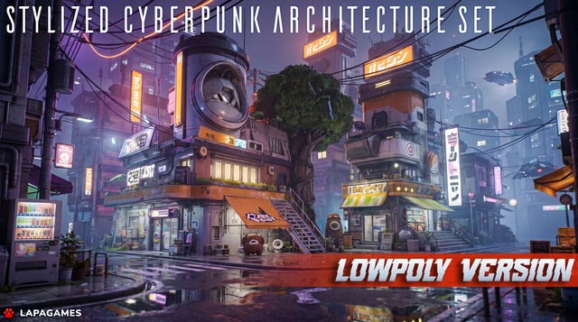 Stylized Fantasy Architecture Set