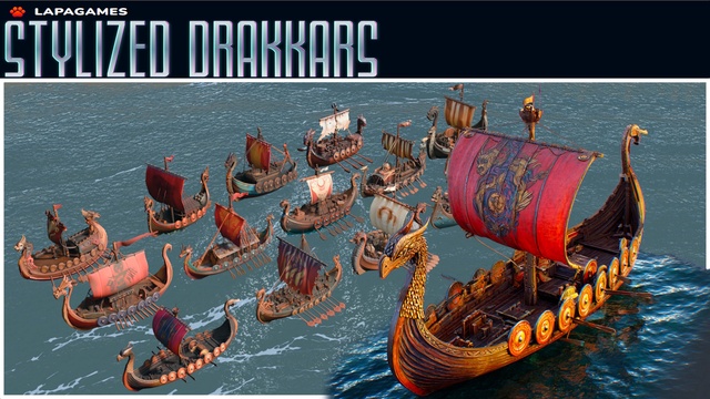 Stylized Drakkars🛶