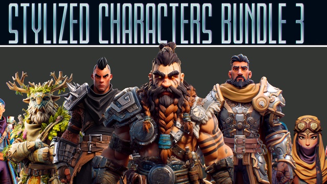 Stylized Characters Bundle 3🧝