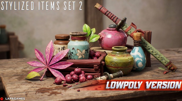 Stylized Items Set 2