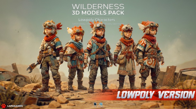Wilderness Scrap Runners 🏜️ (LowPoly)