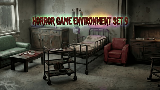 Horror Game Environment Set 9 🩸🏚️