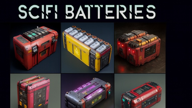 Sci-Fi Batteries Pack🔋