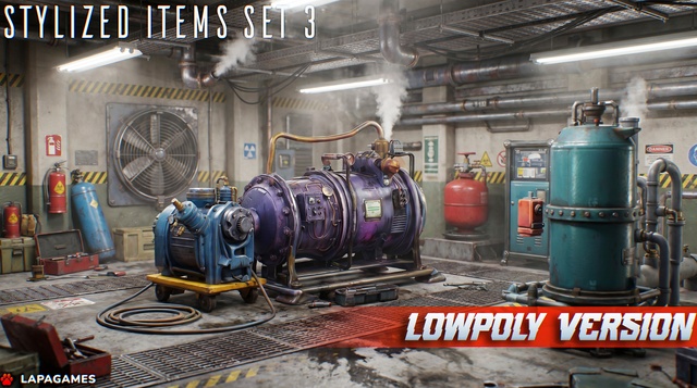 Stylized Items Set 3