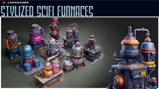 Stylized Scifi Furnaces🔥