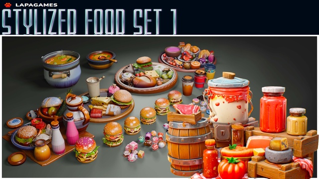 Stylized Food Set 1 🍔