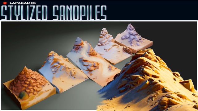 Stylized Sandpiles🪏