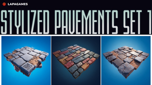 Stylized Pavements Set 1