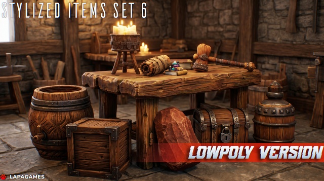 Stylized Items Set 6 - 65 items