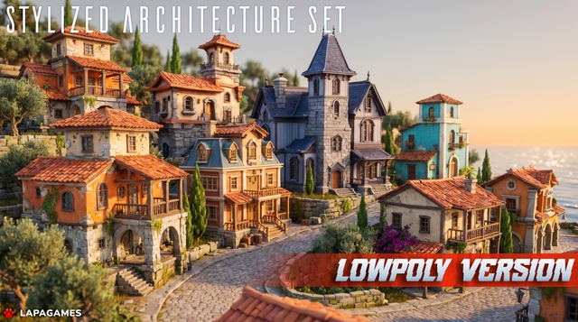 Stylized Architecture Set