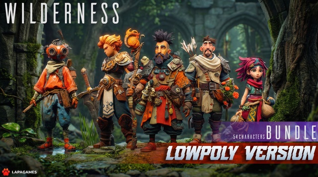 Wilderness Character Bundle 🌿 (54 Characters)