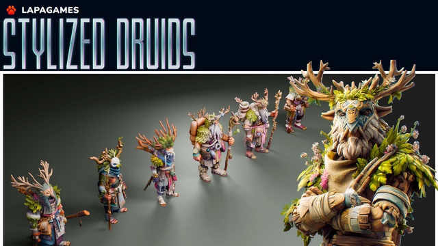 Stylized Druids🧙‍♂️
