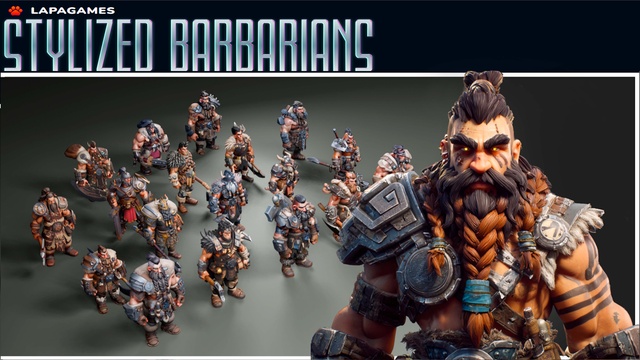 Stylized Barbarians