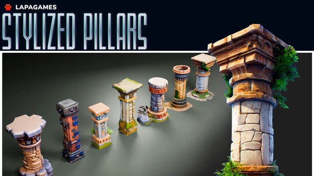 Stylized Pillars🏛️