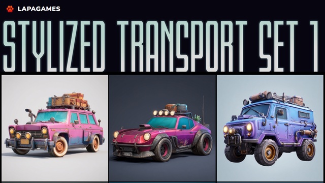 Stylized Transport Set 1