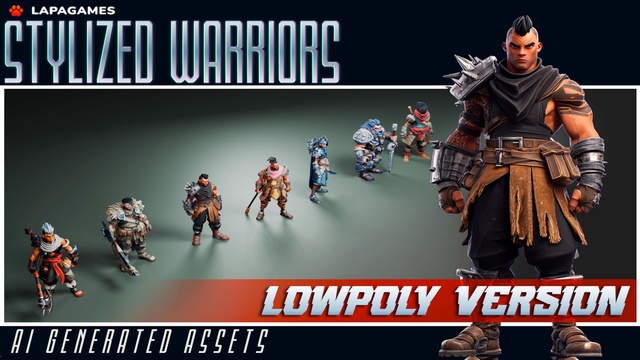 Stylized Warriors (LowPoly)⚔️