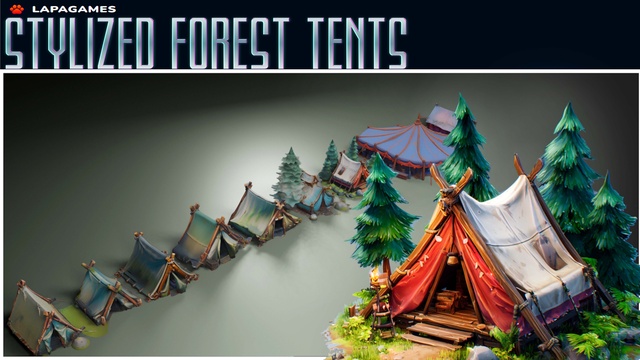 Stylized Forest Tents🛖