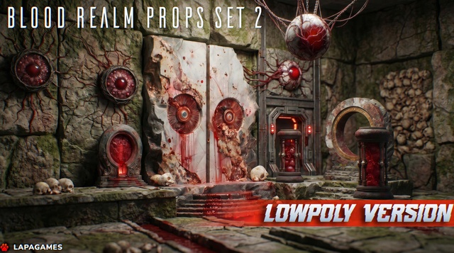 Blood Realm Props Set 2