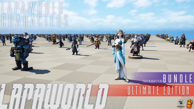 LAPAWORLD Characters – Ultimate Bundle 🌍(756 Characters)