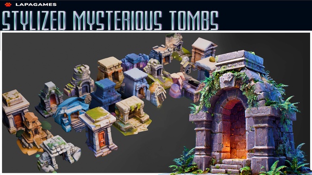 Stylized Mysterious Tombs 🏛️