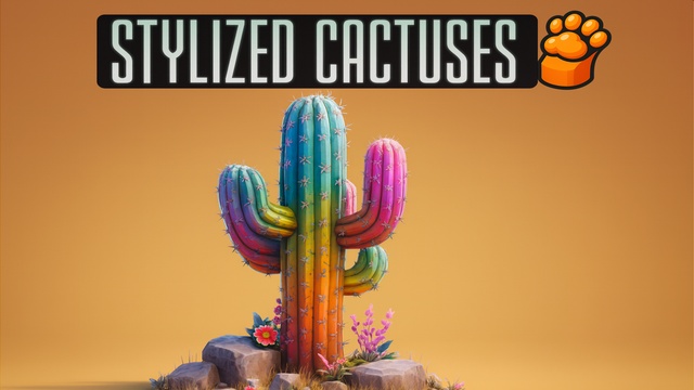 Stylized Cactuses